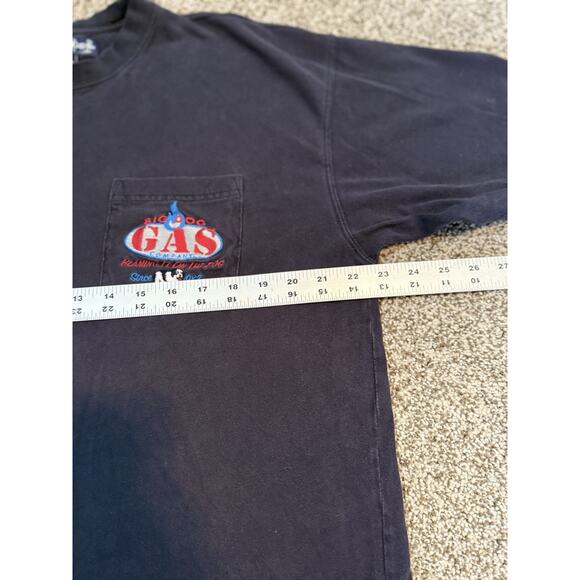 Vintage Big Dogs Shirt Mens Large Gas Company Blame It On The Dog 2004 Graphic - Picture 8 of 8